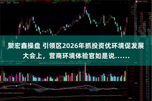 聚宏鑫操盘 引领区2026年抓投资优环境促发展大会上，营商环境体验官如是说……