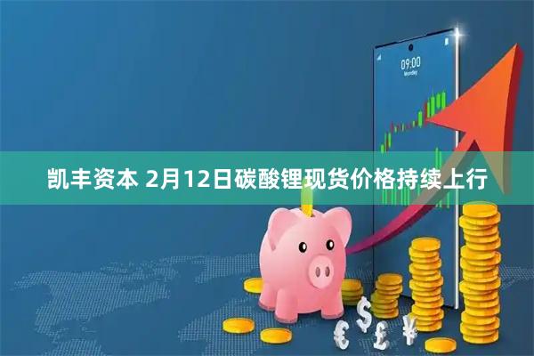 凯丰资本 2月12日碳酸锂现货价格持续上行